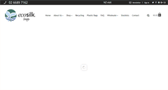 Desktop Screenshot of ecosilkbags.com.au